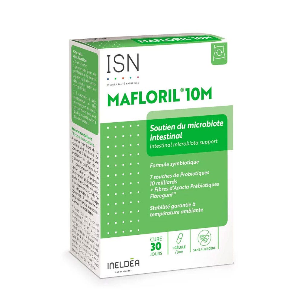 Ineldea Santé Naturelle Mafloril 10M 30 Capsules
