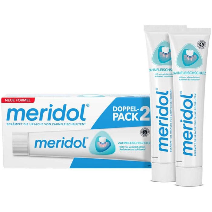 Meridol Toothpaste Ingredients Meridol Toothpaste Protect Gencives 2x75ml - Easypara