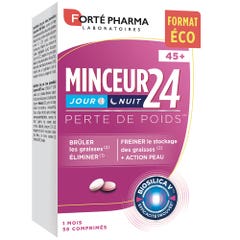 Forté Pharma Minceur 24 Weightloss 24 for age 45+ 56 comprimés 56 comprimés