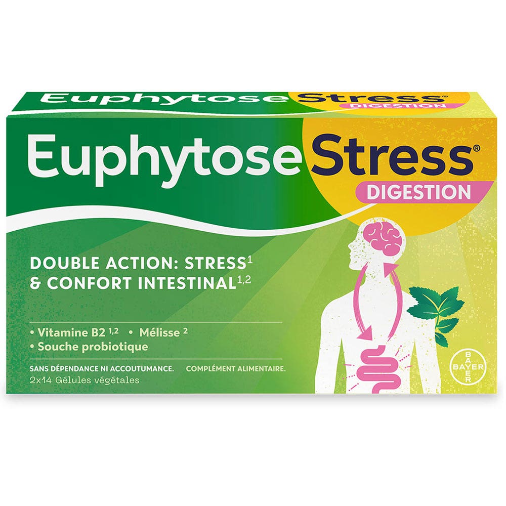 Bayer Euphytose Intestinal comfort 2x14 vegetarian capsules