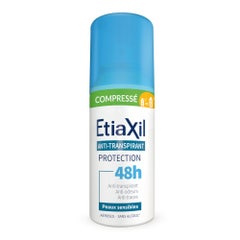 Etiaxil Antiperspirant Déodorant Compressé Protection 48h Peaux Sensibles 100ml