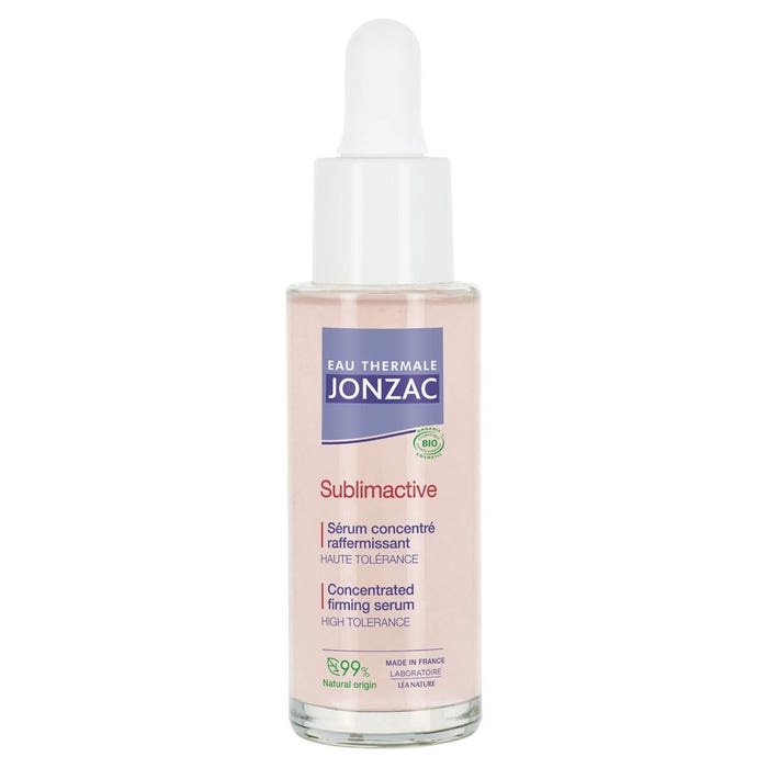 Eau thermale Jonzac Sublimactive Organic Firming Serum Concentrate High tolerance 30ml