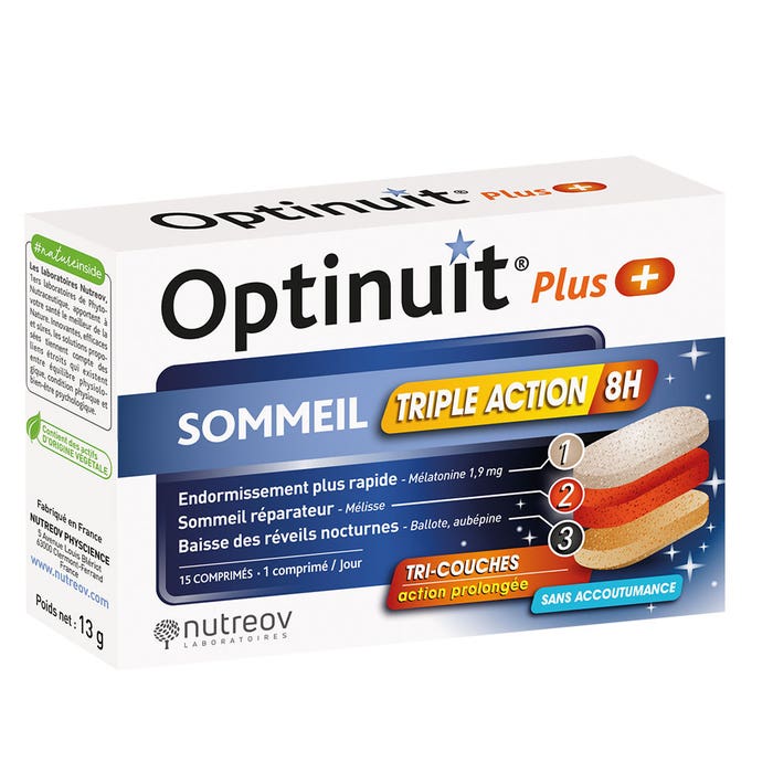 Nutreov Optinuit Sleep Plus Triple Action 15 tablets