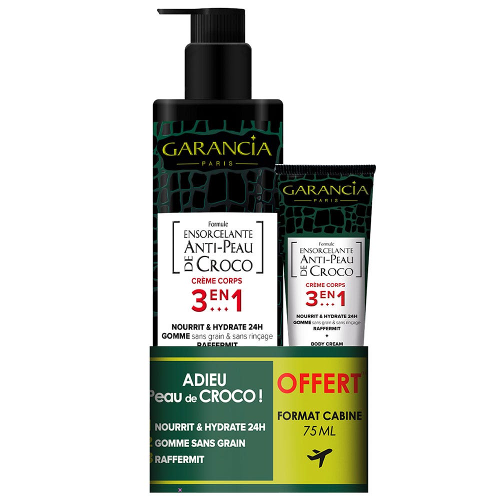 Garancia Ensorcelante Formule Peeling And Firming Body Cream 400ml + 75ml