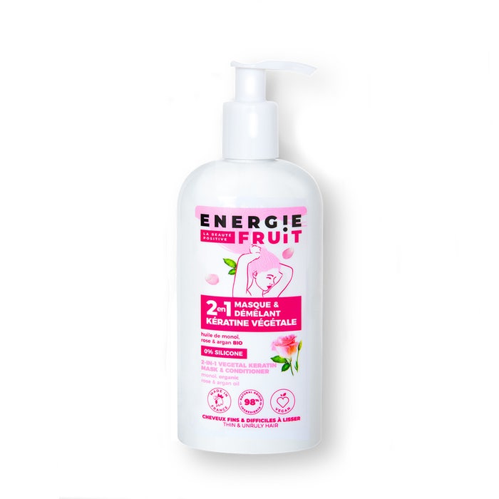 Energie Fruit 2in1 Organic Monoi, Rose & Argan Oil Masks Dry hair that is difficult to Smooth 300ml
