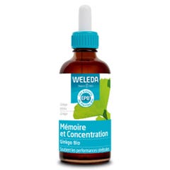 Weleda Organic Plant Extracts Ginkgo Organic Memory & Concentration Plant Extract Ginkgo Bio 100ml