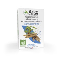 Arkopharma Arkocapsules Organic Ashwagandha Surmenage, Résistance 60 capsules