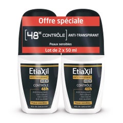 Etiaxil Deodorants L'Homme 48h Roll-on 2x50ml