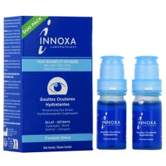 Innoxa Hydrating eye drops for red, tired eyes Blue formula 2x10ml