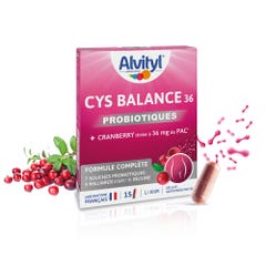 Alvityl Cys Balance 36 Probiotics 15 gastroresistant capsules