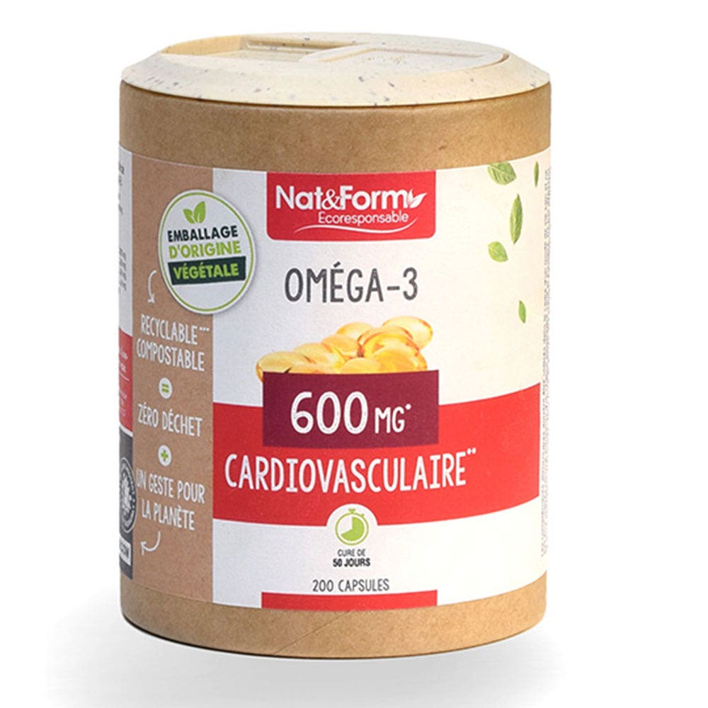 Nat&Form Omgéa-3 600 MG 200 capsules