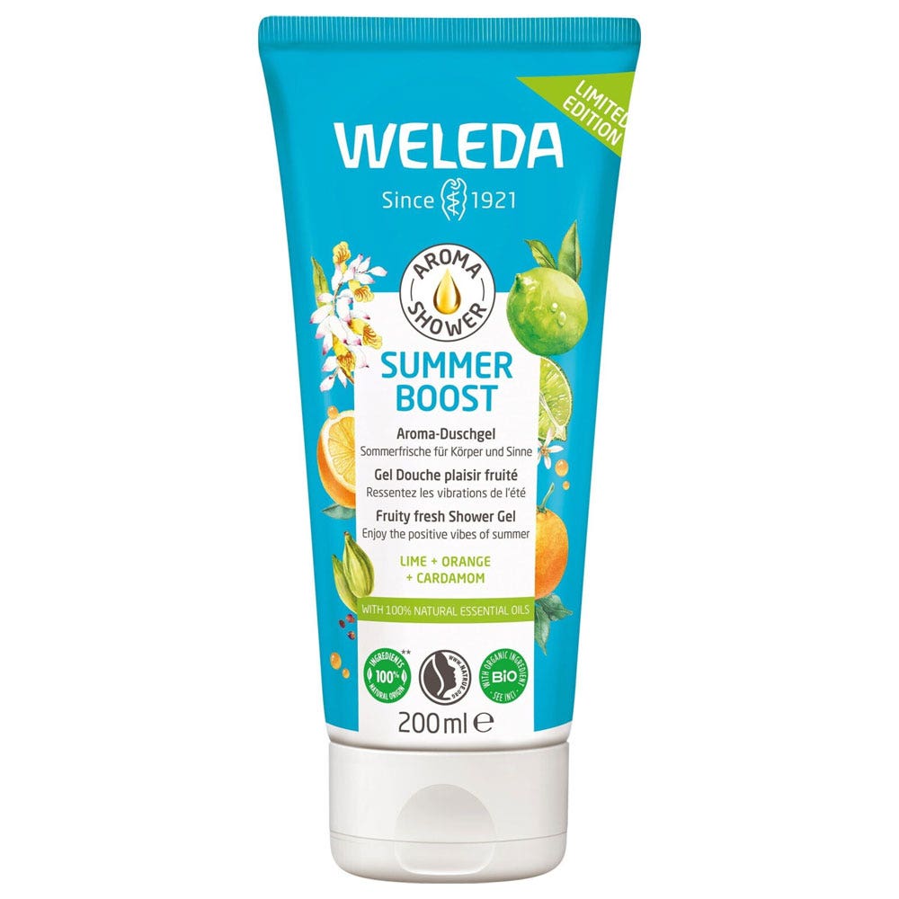 Weleda Aroma Shower Gel Douche Mandarino Di Capri Edition Limitée 200ml