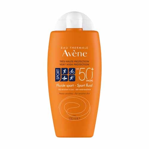 Avène Sun Fluide Solaire Sport Spf50+ Solaire Peaux Sensibles Avene 100ml