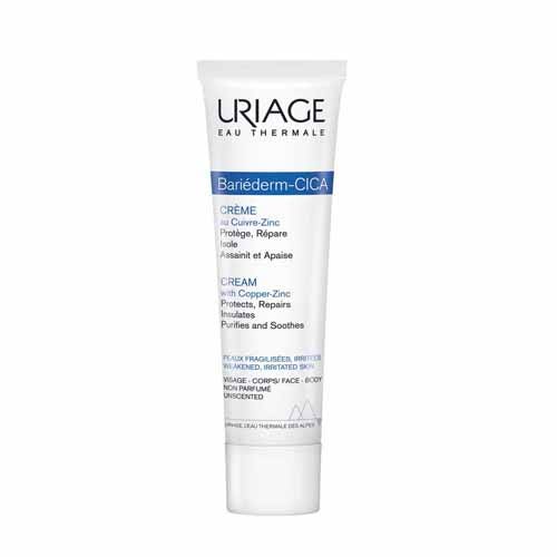 Uriage Bariéderm-Cica Bariederm Repairing Cica-cream Irritated Skins Peaux Fragilisees 100ml