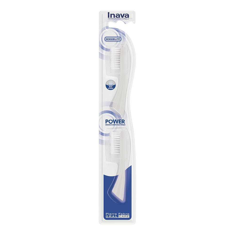 Inava Hybrid Hybrid Brush Heads X2 x2