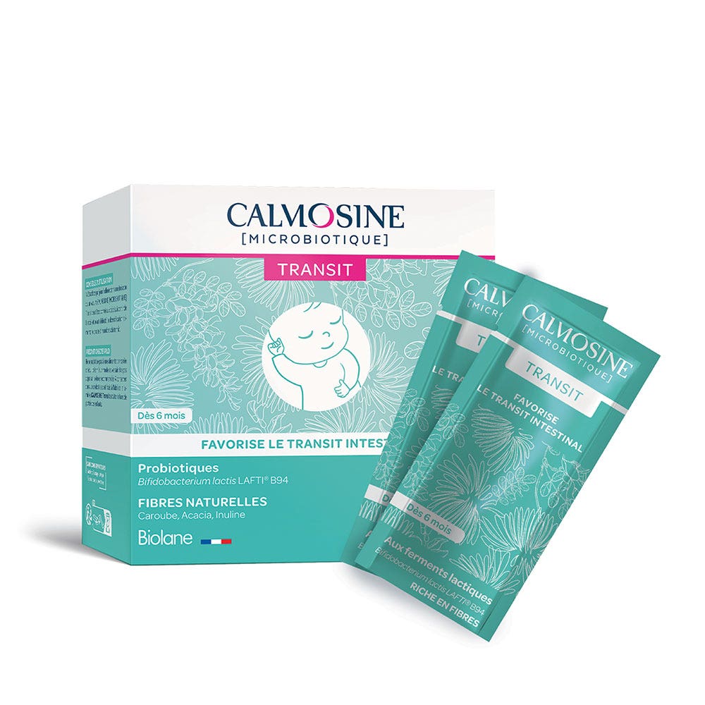 Calmosine Transit Probiotics Promotes intestinal transit from 6 months onwards 20 Sachets