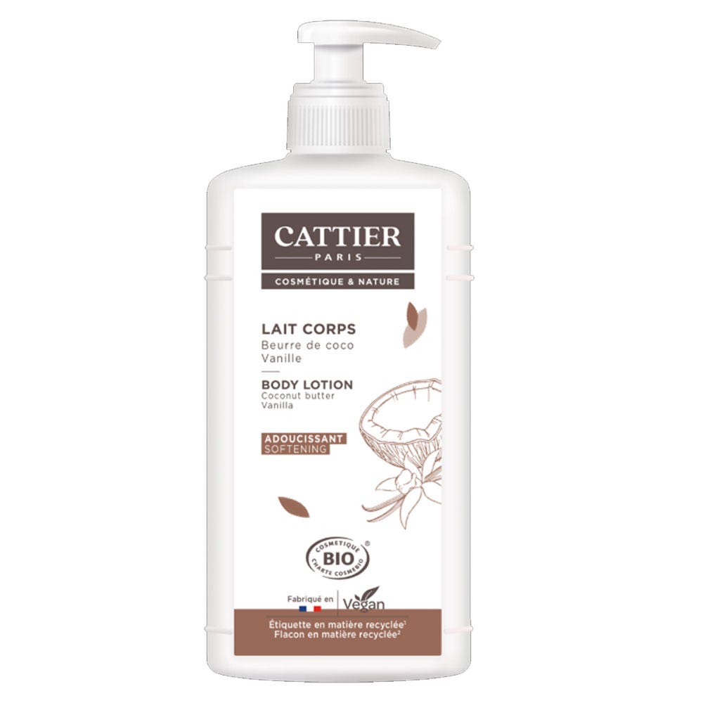 Cattier Organic Vanilla Coco Butter Body Lotion 500ml
