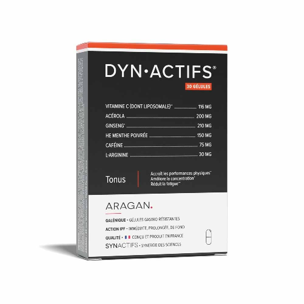 Aragan Synactifs Dynactives Toning 30 Gelules