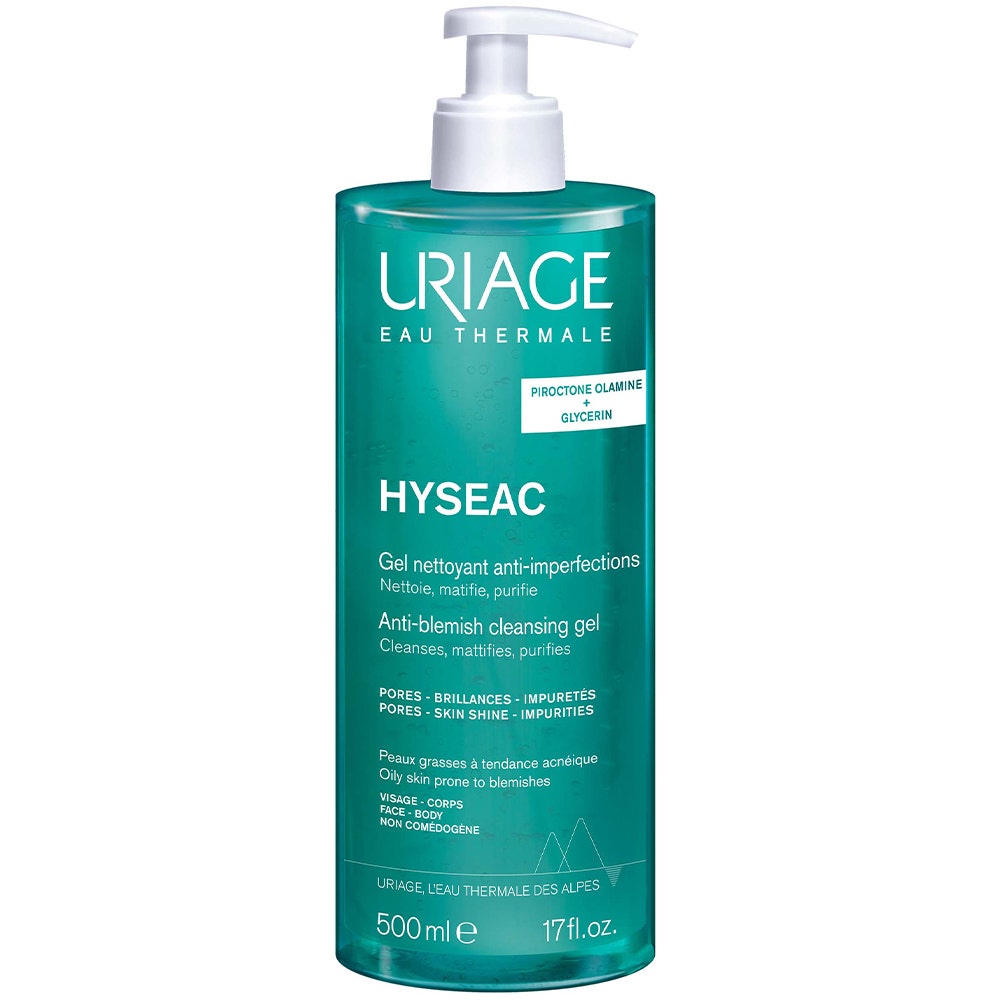 Uriage Hyseac Uriage Hyseac Cleansing Gel Combination To Oily Skins Peaux Mixtes A Grasses 500ml