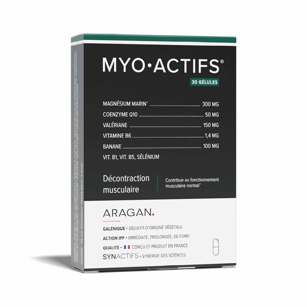 Aragan Synactifs Myoactif Muscle Relaxant 30 capsules