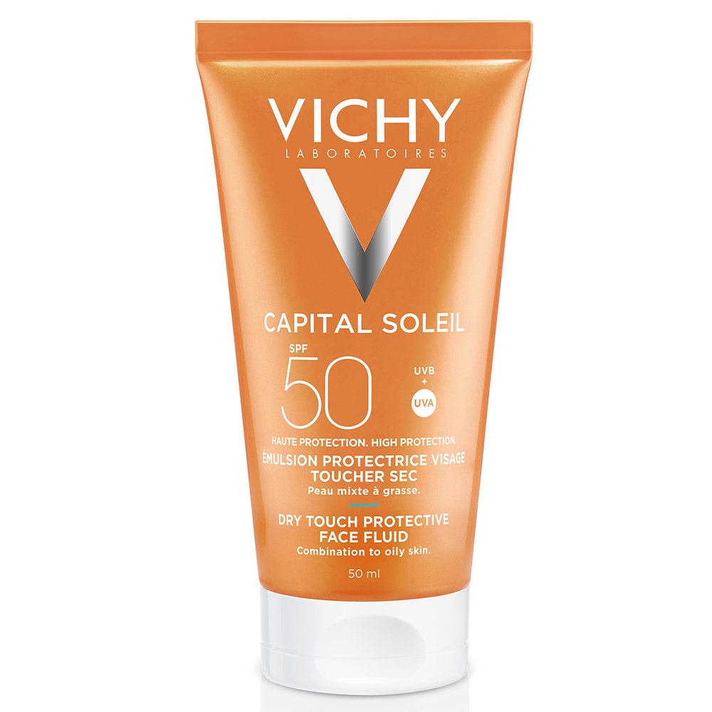 Vichy Capital Soleil Protective SPF50 dry-touch emulsion non-greasy finish 50 ml