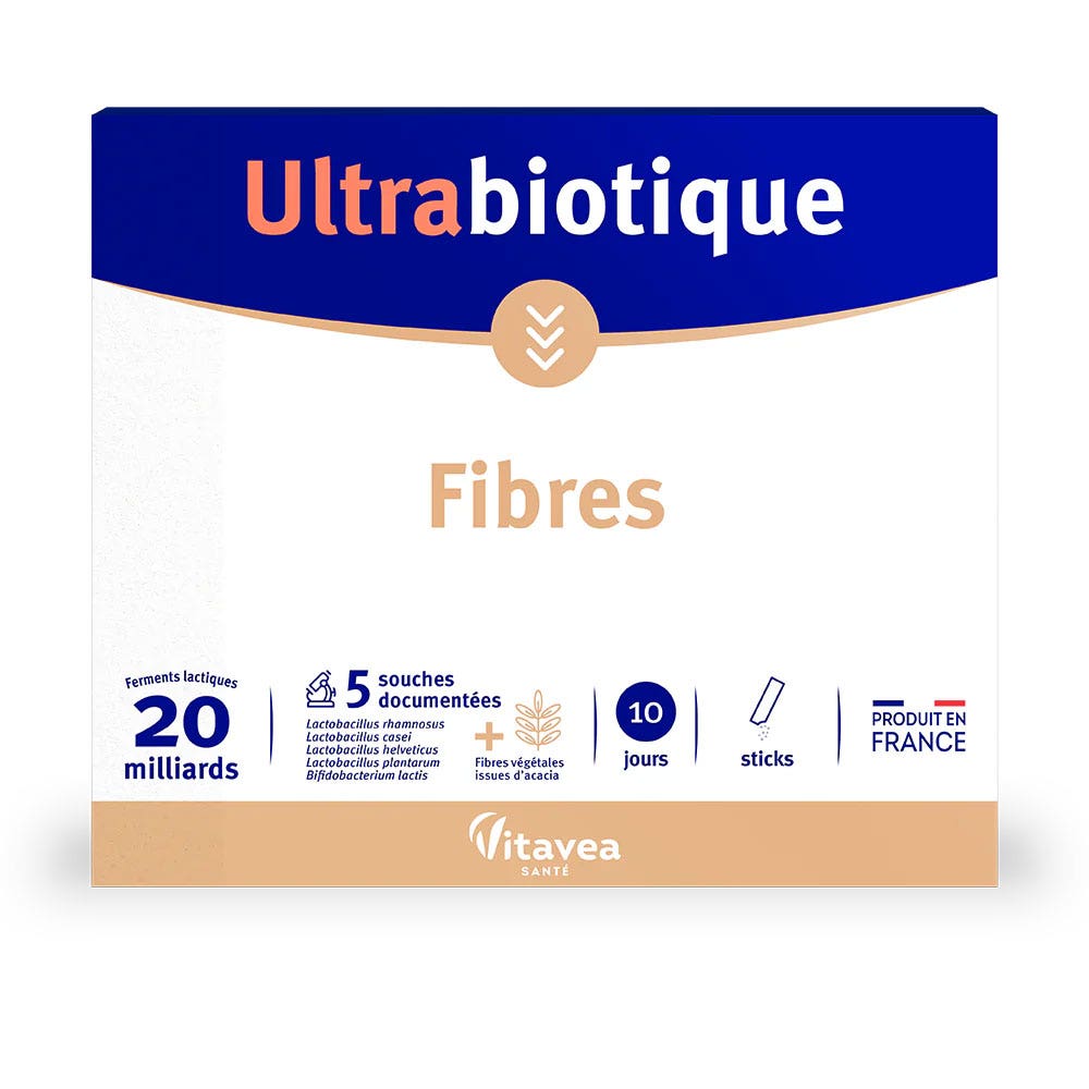Vitavea Santé Ultrabiotic Fibres 10 sticks