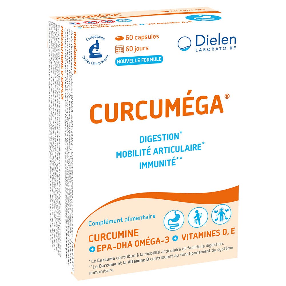 Dielen Curcumega 60 capsules