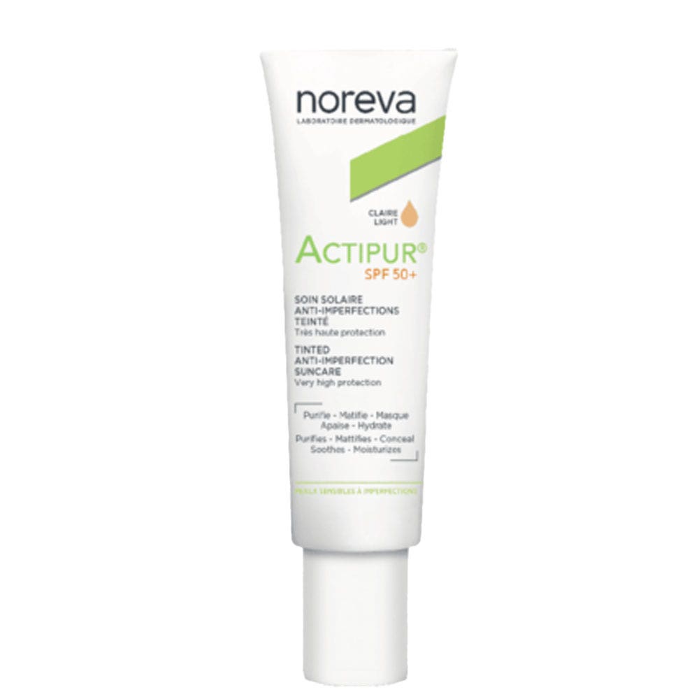 Noreva Actipur Anti-Imperfection Sunscreens SPF50+ - Skincare Light shade 30ml