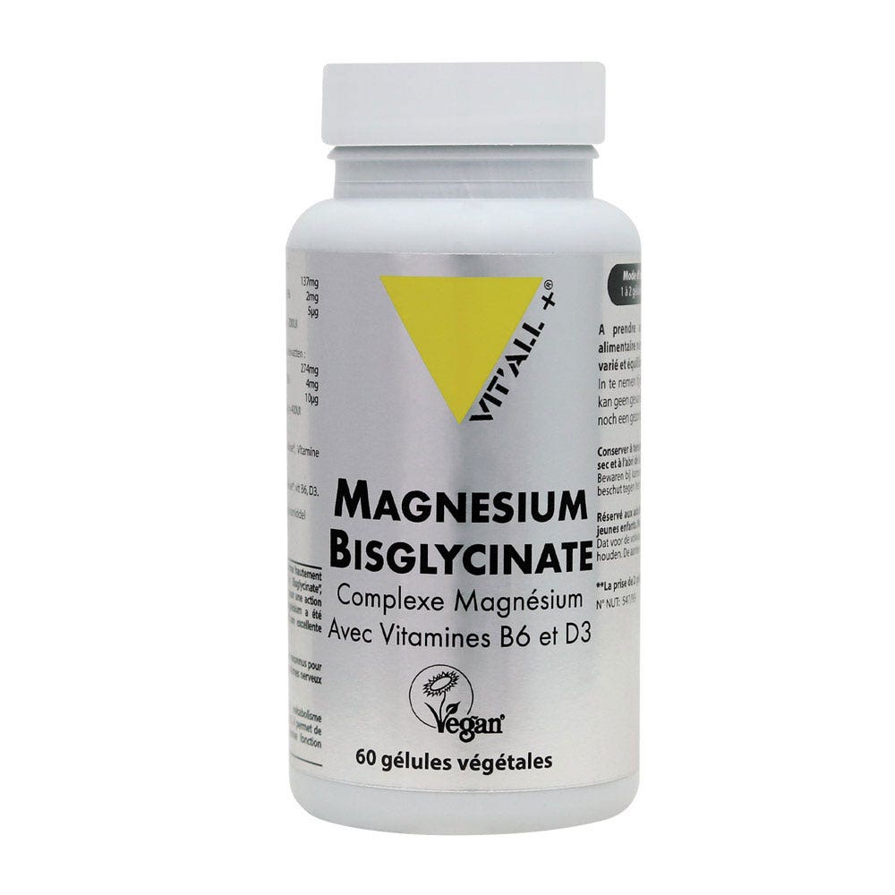 Vit'All+ Magnesium Bisglycinate 60 capsules