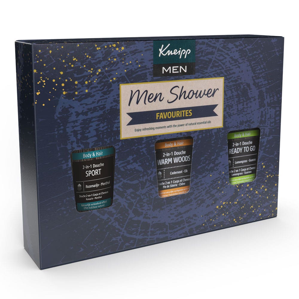 Kneipp Coffret homme - Mini Favourites 225ml