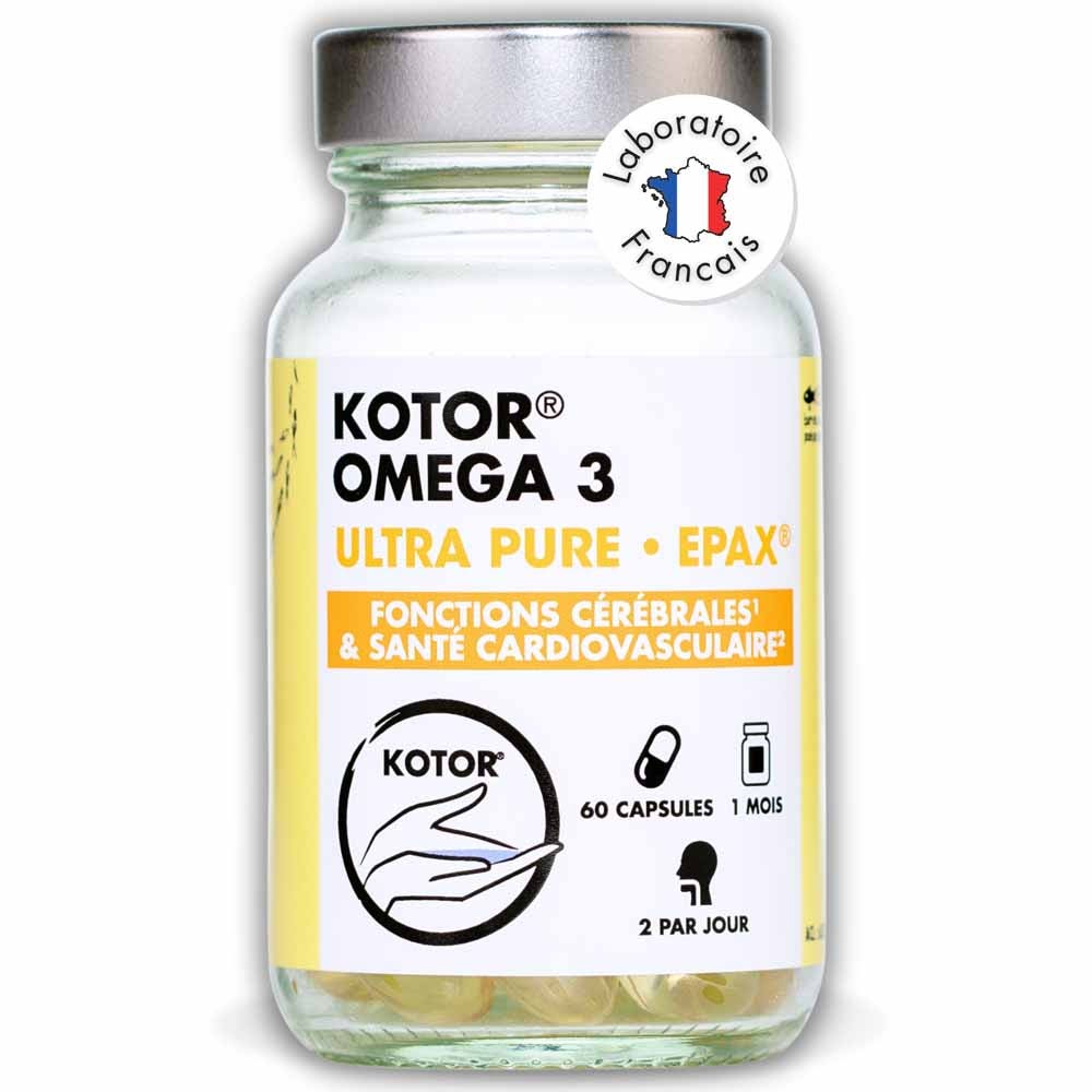 Kotor Pharma Omegas 3 Epax Brain function and cardiovascular health 60 capsules