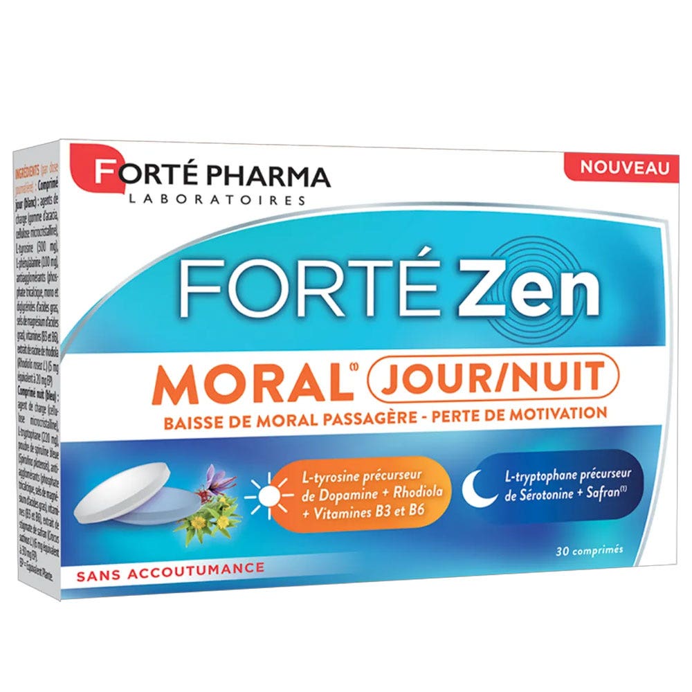 Forté Pharma Forté Zen Day/Night Rhodiola Saffron 30 tablets