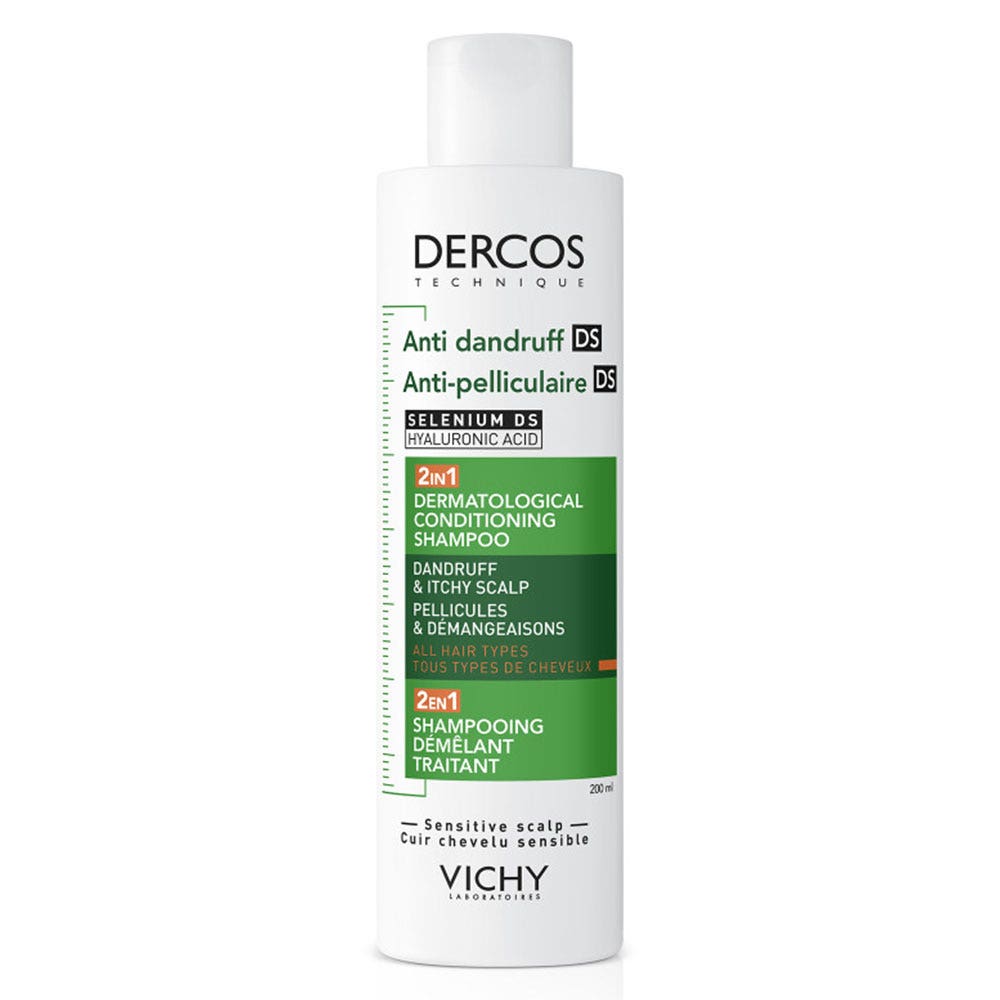 Vichy Dercos Anti-Dandruff Detangling Treatment Shampoo 200ml