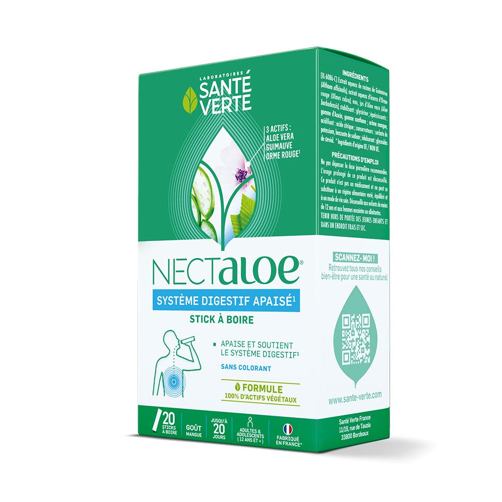 Sante Verte Nectaloe Drinking sticks 20 units