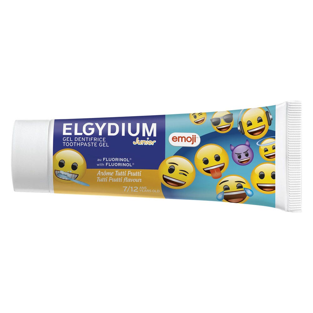 Elgydium Junior Toothpaste Ice Age Collection Tutti Frutti Flavour 7-12 Ans 50ml