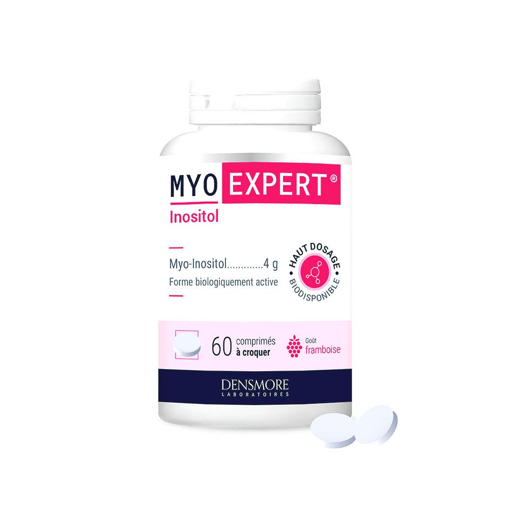 Densmore Gynecology Myo Expert Inositol raspberry flavour 60 Chewable Tablets