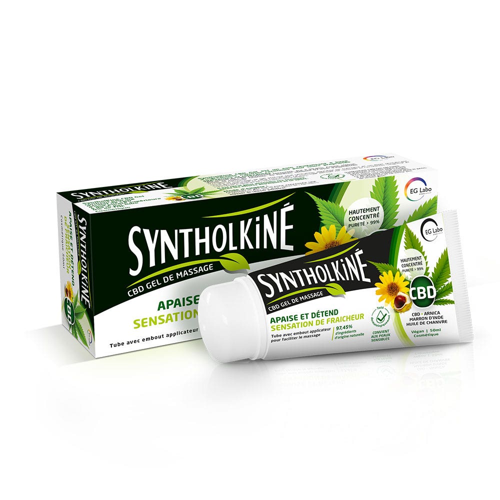 EG Labo SyntholKiné CBD Massage Gel 50ml