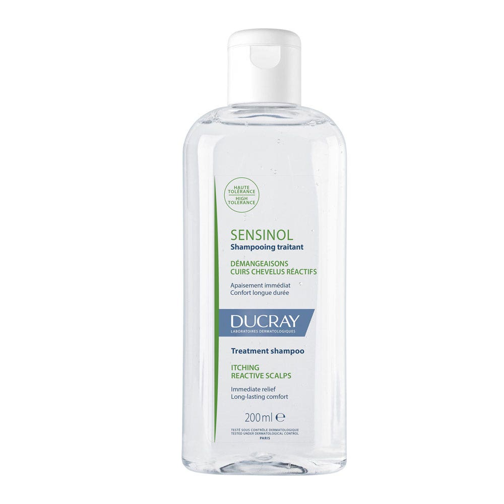 Ducray Sensinol Itch Treatment Shampoo for Reactive Scalps 200ml
