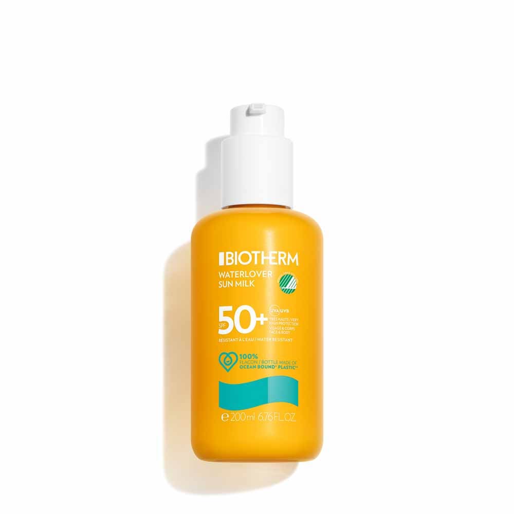 Biotherm WaterLover Sun milk SPF50+ Solaire visage et corps 200 ml