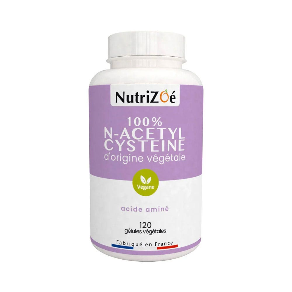 NutriZoé N-acetyl-cysteine 120 capsules