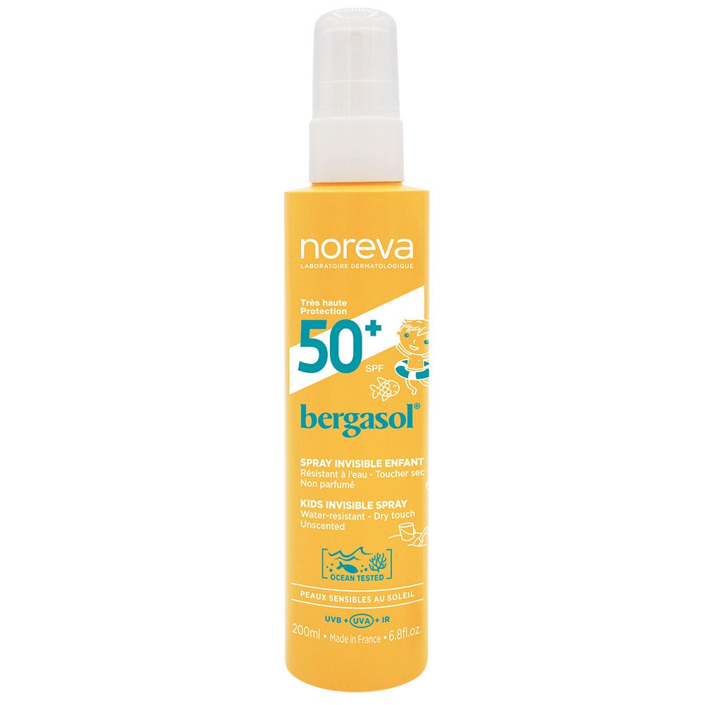 Noreva Bergasol Invisible Children SPF50+ spray 200ml