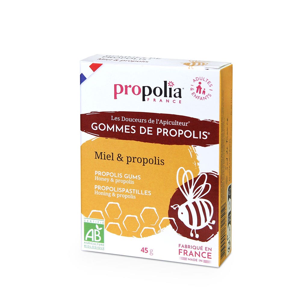 Propolia Gums With Propolis Honey And Organic Propolis 45 g