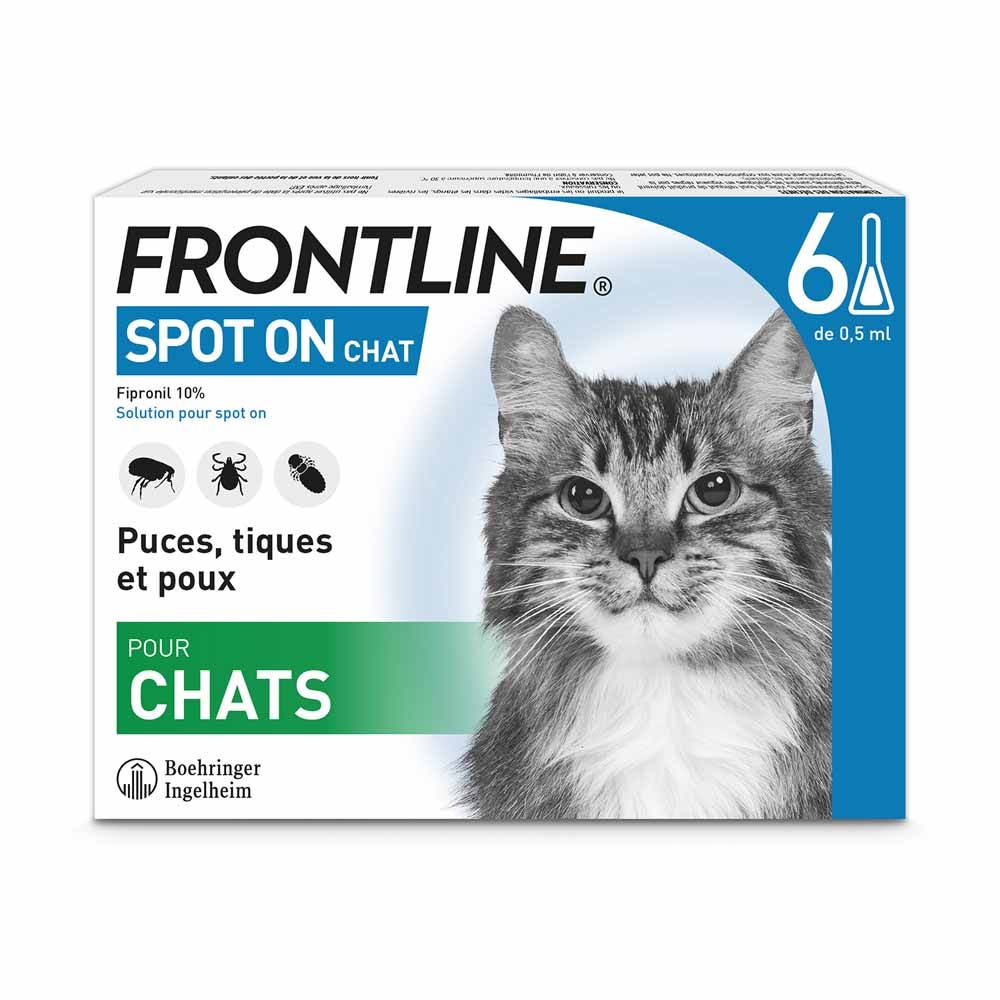 Frontline Spot On Cat 6 Pipettes 0.5ml