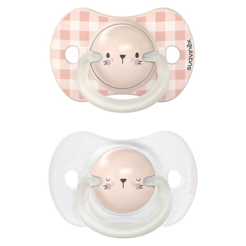 Suavinex SxPro Night &amp; Day Anatomical Reversible Pacifier From 4 to 18 months x2