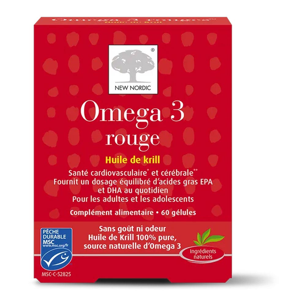 New Nordic Red Omegas 3 60 capsules