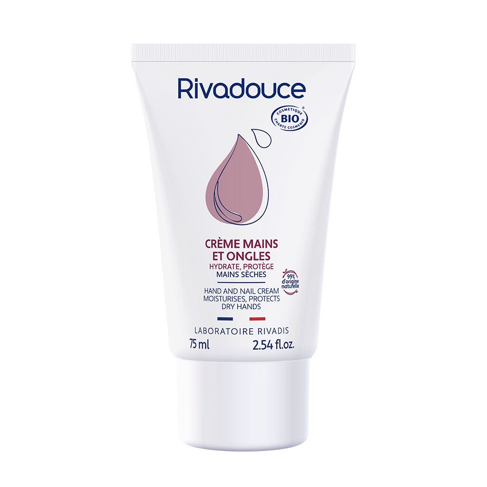 Rivadouce Organic Hands and Nails Cream 75ml