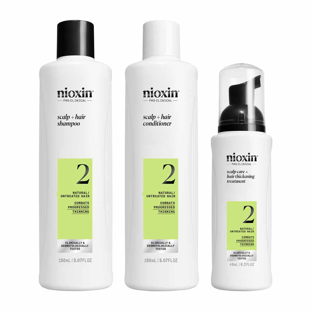 Nioxin Kit 2 Natural Hair Progressed Thinning 340ml