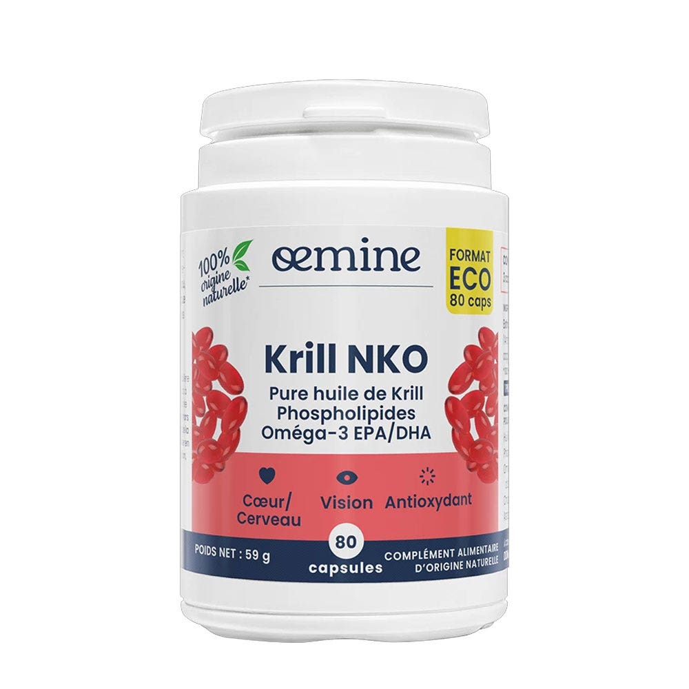 Oemine Krill NKO Heart & Vision 80 capsules