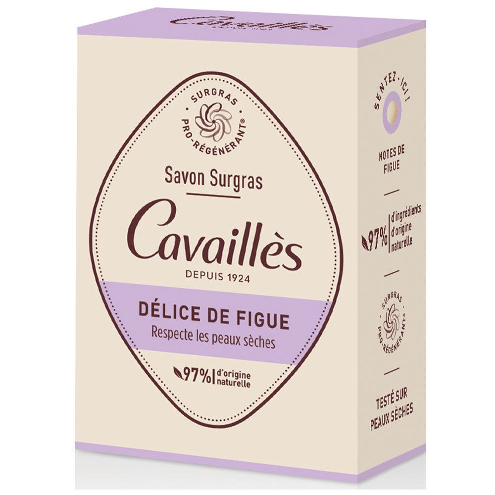 Cavaillès Surgras Pro-Regenerating Fig Delight Soaps 100g