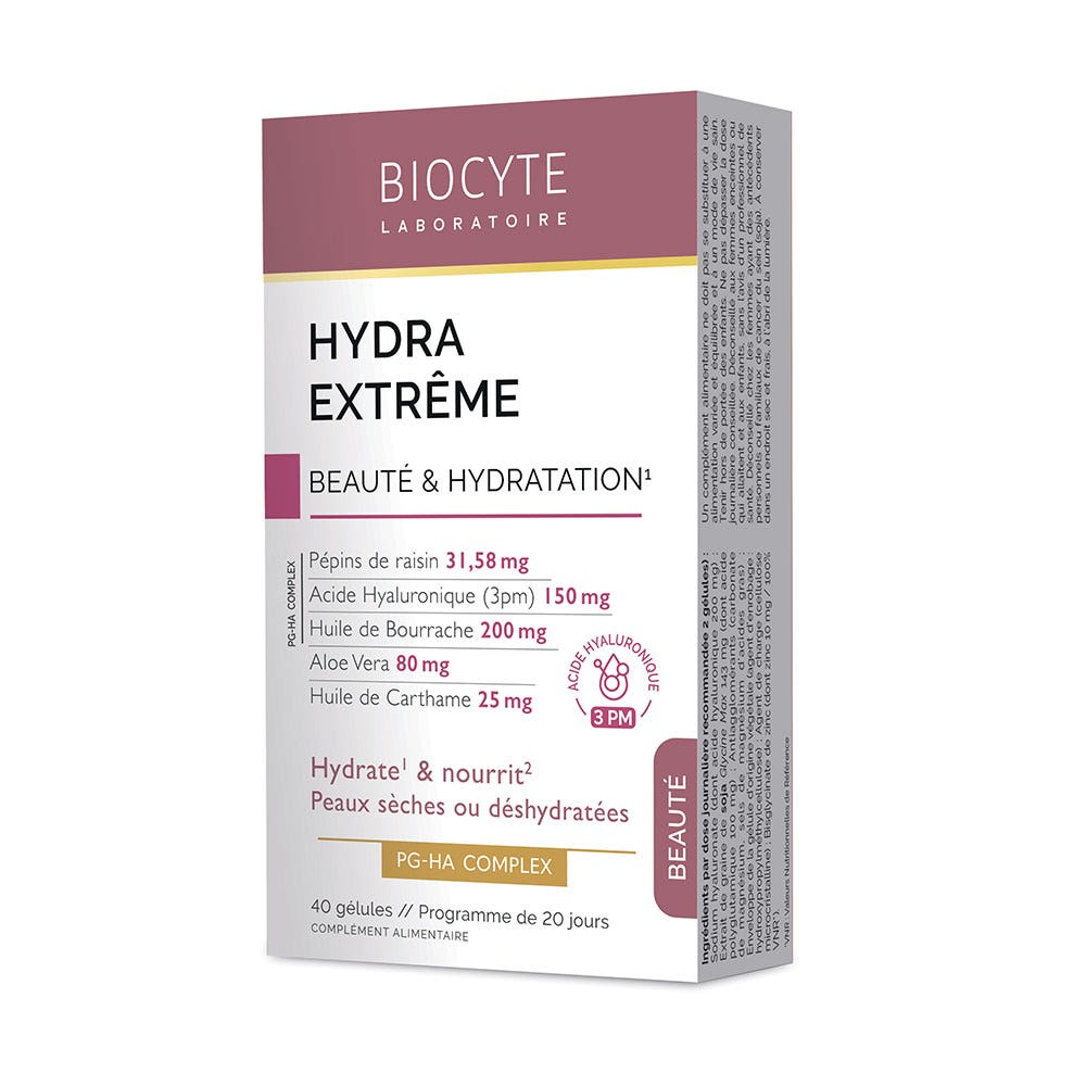 Biocyte Beauty Hydra Extrême beauty & hydration 40 capsules